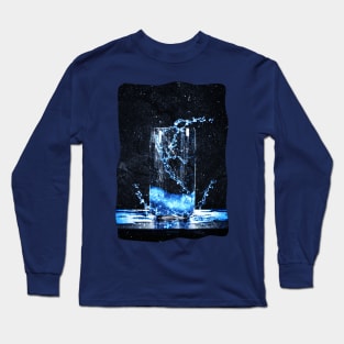 Blue Energy Drink Long Sleeve T-Shirt